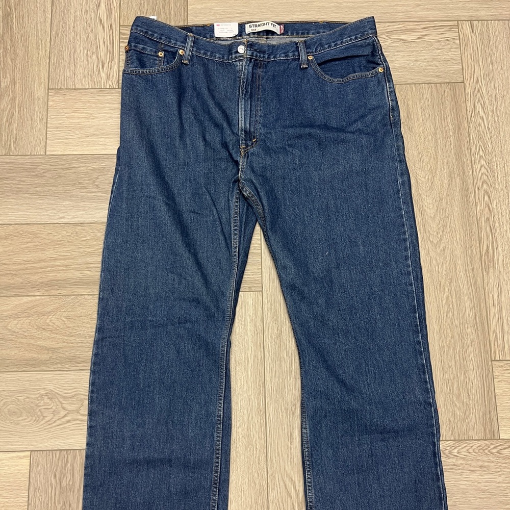 Levis 505 Levi's Men Relaxed Fit Straight Jean Man Blue Darkblue 42 X 30